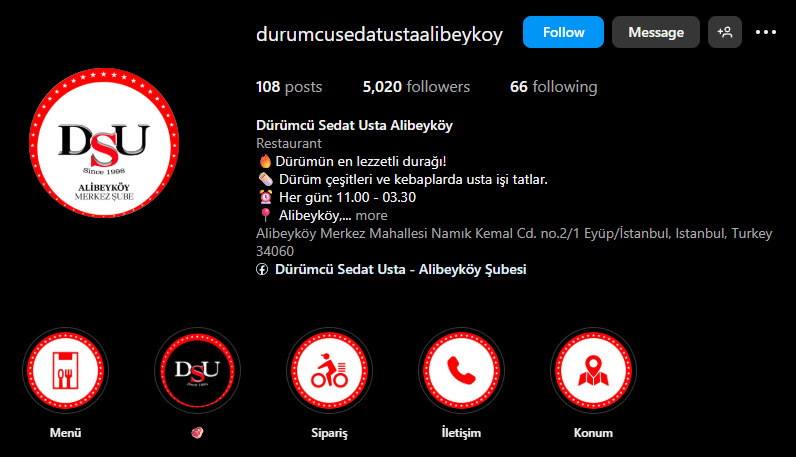 Dürümcü Sedat Usta Alibeyköy